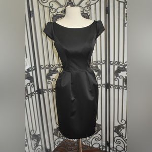 Sorella Vita cocktail length cap sleeves abateau neckline tulip skirt w/ pockets